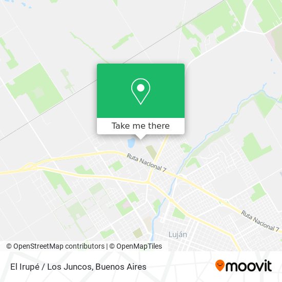 El Irupé / Los Juncos map