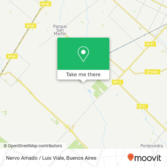 Mapa de Nervo Amado / Luis Viale