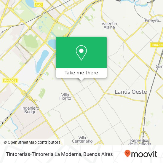 Tintorerias-Tintoreria La Moderna map