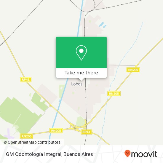 GM Odontología Integral map