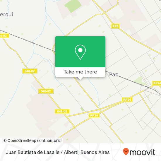 Juan Bautista de Lasalle / Alberti map