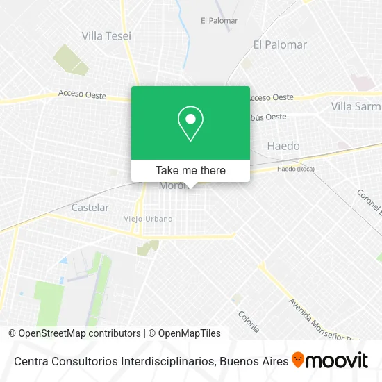 Mapa de Centra Consultorios Interdisciplinarios