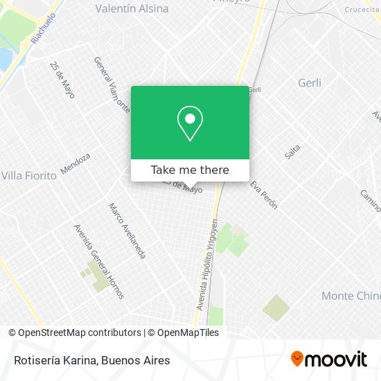 Rotisería Karina map