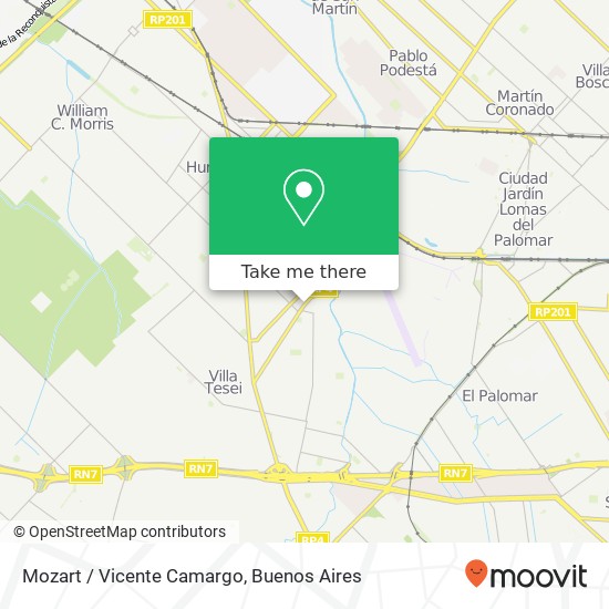 Mozart / Vicente Camargo map