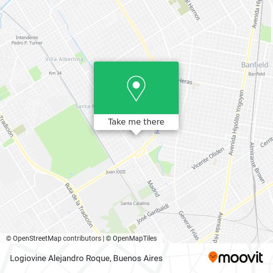 Logiovine Alejandro Roque map