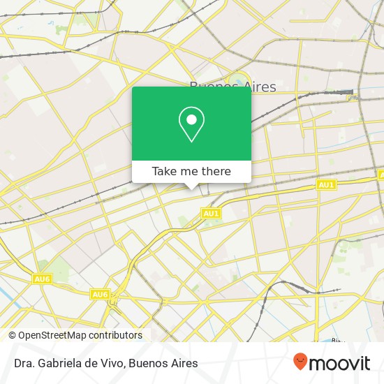 Dra. Gabriela de Vivo map
