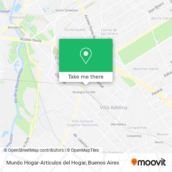 Mapa de Mundo Hogar-Artículos del Hogar