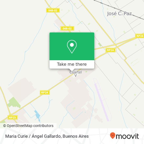 Maria Curie / Ángel Gallardo map