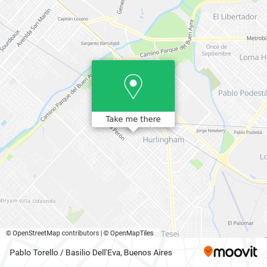 Pablo Torello / Basilio Dell'Eva map