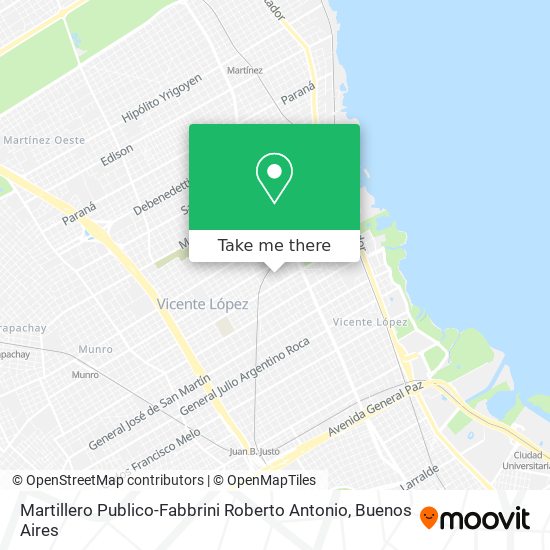 Martillero Publico-Fabbrini Roberto Antonio map