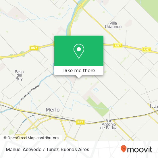 Manuel Acevedo / Túnez map