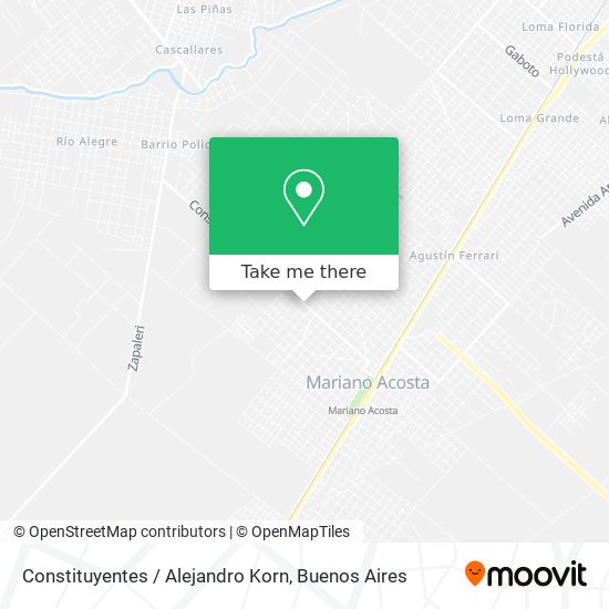 Mapa de Constituyentes / Alejandro Korn