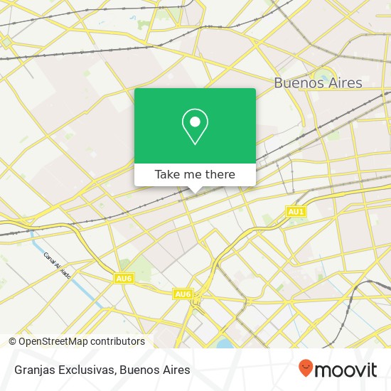 Granjas Exclusivas map