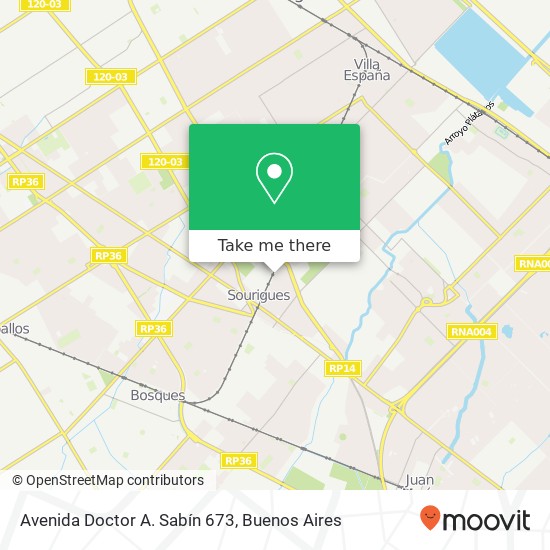 Avenida Doctor A. Sabín 673 map