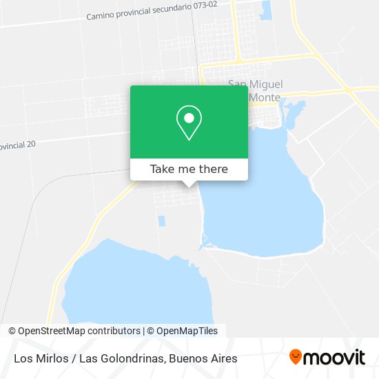 Mapa de Los Mirlos / Las Golondrinas