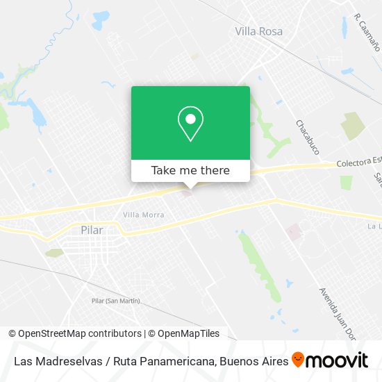 Las Madreselvas / Ruta Panamericana map