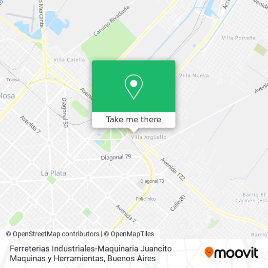 Ferreterias Industriales-Maquinaria Juancito Maquinas y Herramientas map