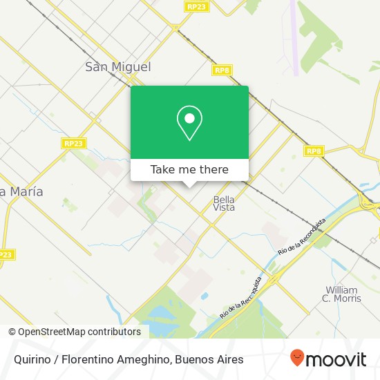 Mapa de Quirino / Florentino Ameghino