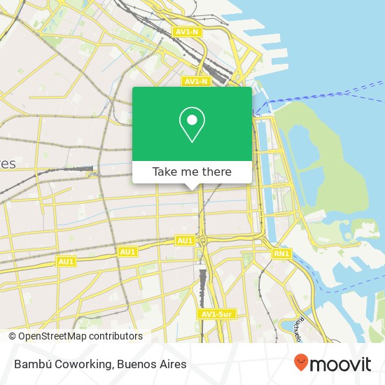 Bambú Coworking map