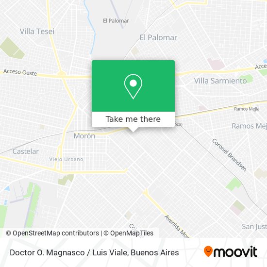 Doctor O. Magnasco / Luis Viale map