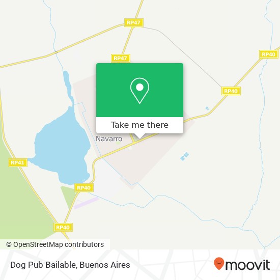 Dog Pub Bailable map