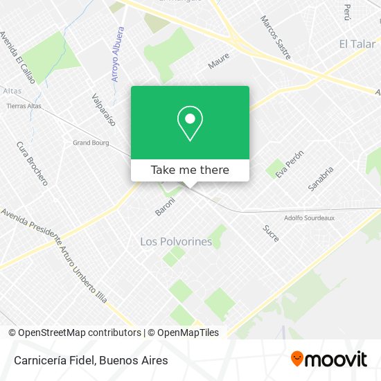 Carnicería Fidel map