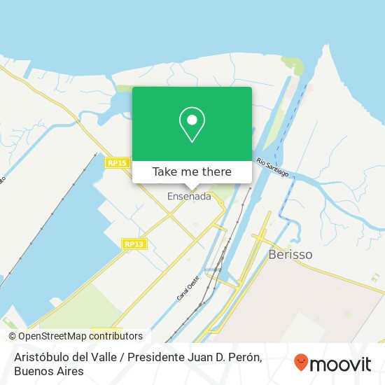 Aristóbulo del Valle / Presidente Juan D. Perón map