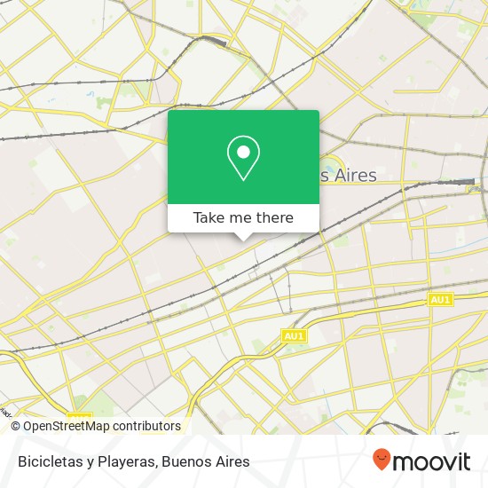 Bicicletas y Playeras map