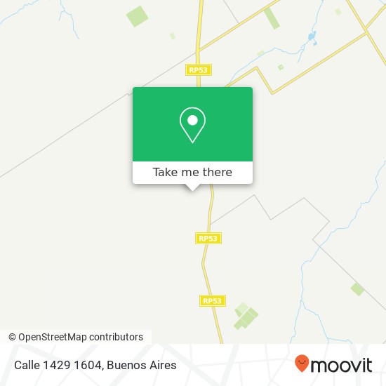 Calle 1429 1604 map