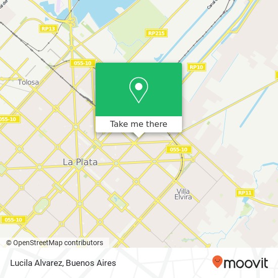 Lucila Alvarez map