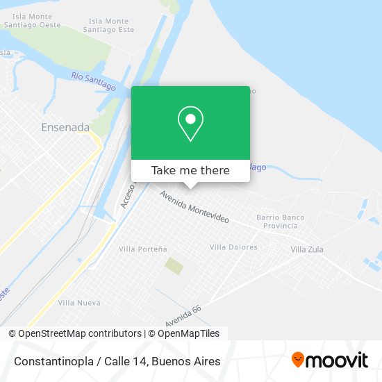 Mapa de Constantinopla / Calle 14