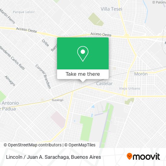 Lincoln / Juan A. Sarachaga map