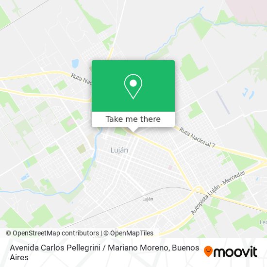 Avenida Carlos Pellegrini / Mariano Moreno map