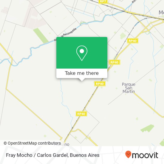 Fray Mocho / Carlos Gardel map