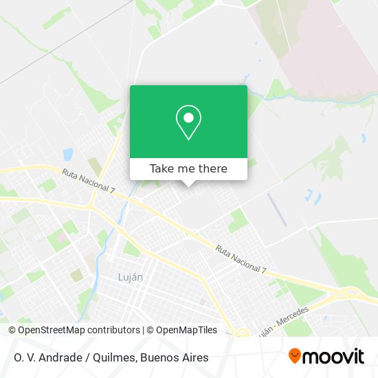 Mapa de O. V. Andrade / Quilmes