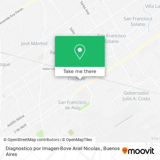 Mapa de Diagnostico por Imagen-Bove Ariel Nicolas.
