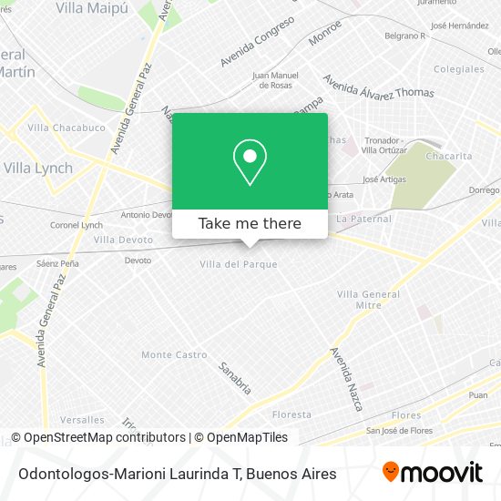 Odontologos-Marioni Laurinda T map