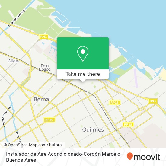 Instalador de Aire Acondicionado-Cordón Marcelo map