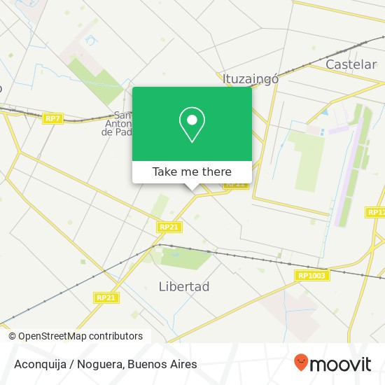 Mapa de Aconquija / Noguera