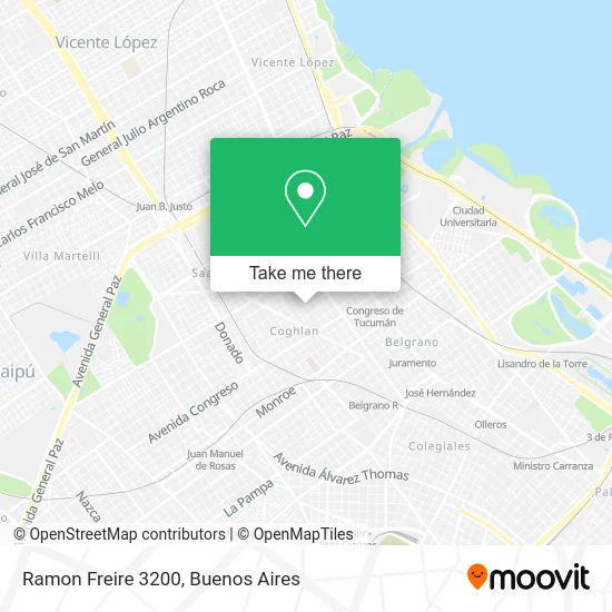 Ramon Freire 3200 map