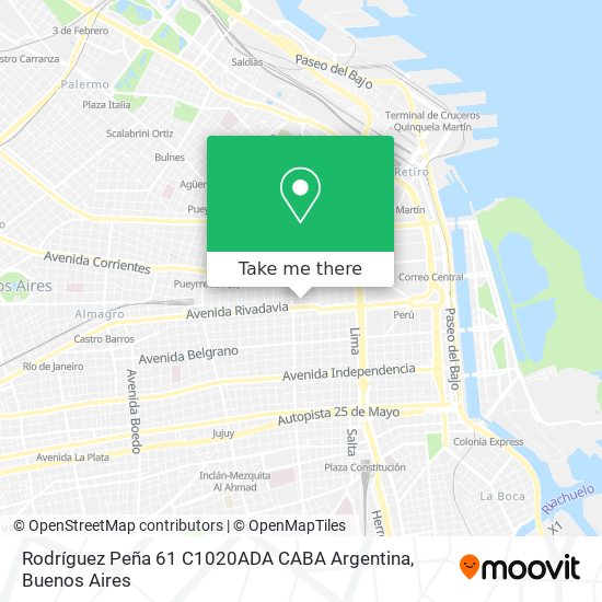 Rodríguez Peña 61  C1020ADA CABA  Argentina map