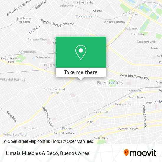 Limala Muebles & Deco map