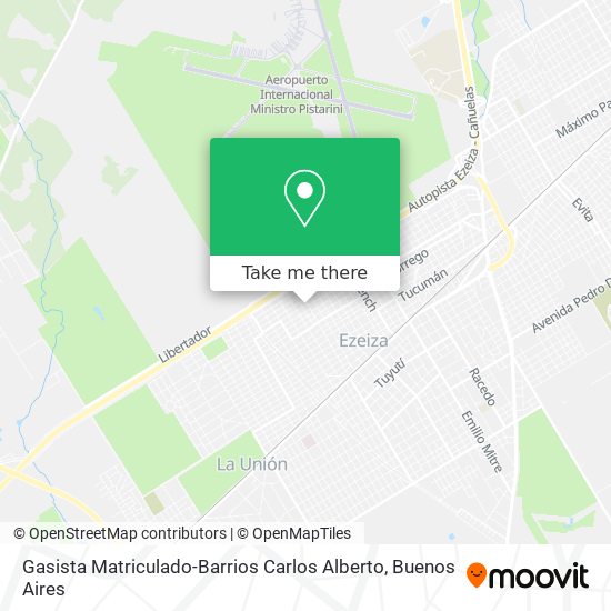 Gasista Matriculado-Barrios Carlos Alberto map