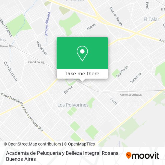 Academia de Peluqueria y Belleza Integral Rosana map