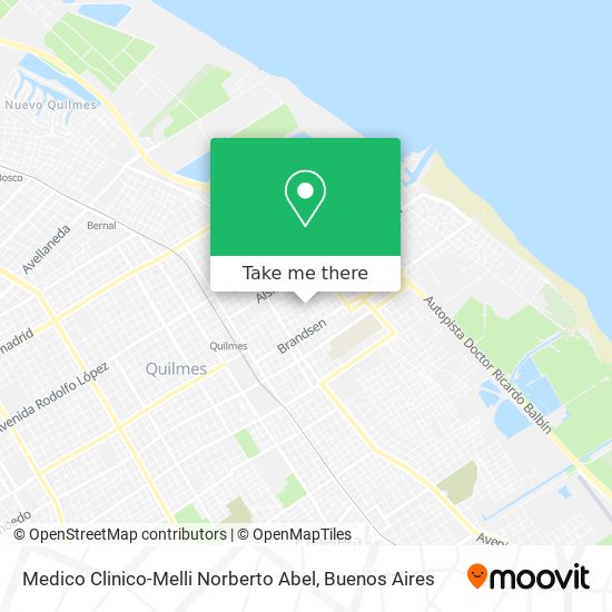 Medico Clinico-Melli Norberto Abel map