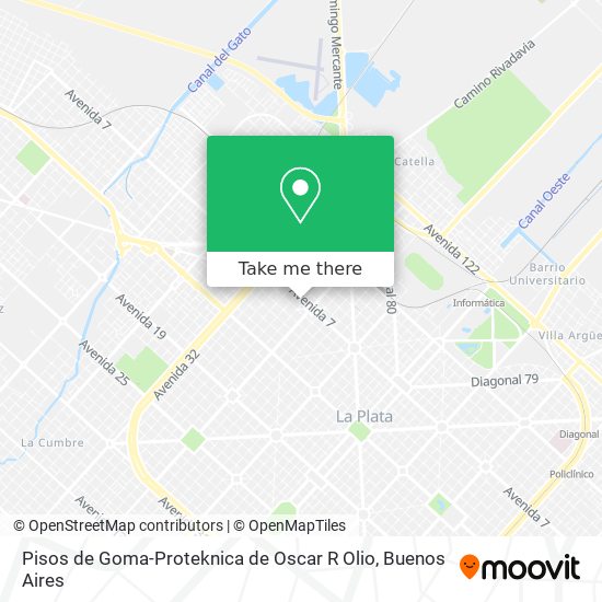 Pisos de Goma-Proteknica de Oscar R Olio map