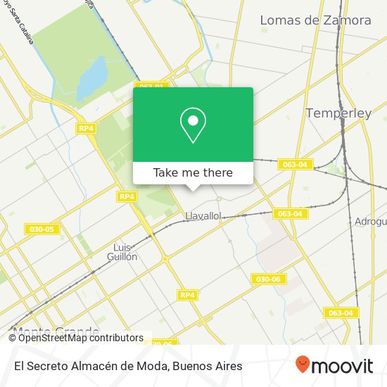 El Secreto Almacén de Moda map