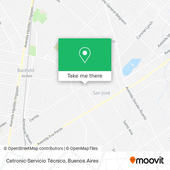 Cetronic-Servicio Técnico map
