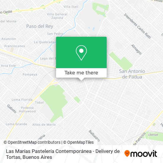 Las Marías Pastelería Contemporánea - Delivery de Tortas map