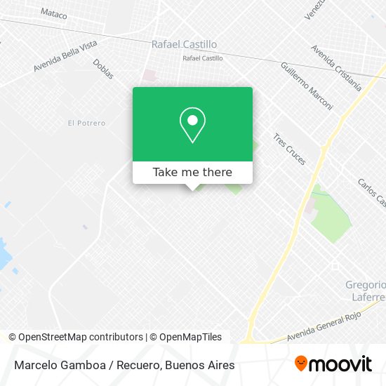 Marcelo Gamboa / Recuero map